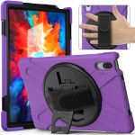 Shockproof Pancerne Etui z Uchwytem do Lenovo Tab 11 Pro fioletowe