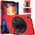 Shockproof Pancerne Etui z Uchwytem do Lenovo Tab 11 Pro czerwone
