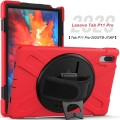 Shockproof Pancerne Etui z Uchwytem do Lenovo Tab 11 Pro czerwone
