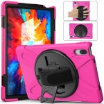 Shockproof Pancerne Etui z Uchwytem do Lenovo Tab 11 Pro różowe