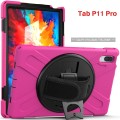Shockproof Pancerne Etui z Uchwytem do Lenovo Tab 11 Pro różowe