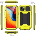 R-JUST Pancerne Etui Antywstrząsowe do iPhone 14 Plus żółte