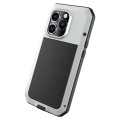 Pancerne Etui Antywstrząsowe Szkło do iPhone 14 Pro Max srebrne