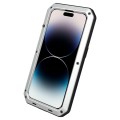 Pancerne Etui Antywstrząsowe Szkło do iPhone 14 Pro Max srebrne