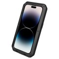 Pancerne Etui Antywstrząsowe Szkło do iPhone 14 Pro Max czarne