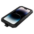 Pancerne Etui Antywstrząsowe Szkło do iPhone 14 Pro Max czarne