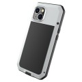 Pancerne Etui Antywstrząsowe Szkło do iPhone 14 Plus srebrne