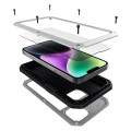 Pancerne Etui Antywstrząsowe Szkło do iPhone 14 Plus czarne