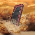 Pancerne Mocne Etui Antywstrząsowe Szkło do iPhone X/ XS czerwone