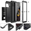 Pancerne Etui Antywstrząsowe Szkło do iPhone X/ XS żółte