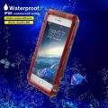 Pancerne Etui Antywstrząsowe Szkło do iPhone SE/8/7 czerwone