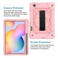 Mocne Etui z Paskiem i Uchwytem do Samsung Galaxy Tab S6 Lite różowe