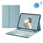 Niebieskie Etui Bezprzewodowa Klawiatura TouchPad Samsung Galaxy Tab S8 11 cali