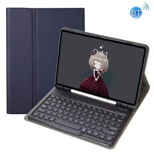 Granatowe Etui Klawiatura do Samsung Galaxy Tab A8 10.5 2021