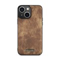 CASEME Pokrowiec Etui Portfel do iPhone 14 brązowy