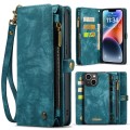 CASEME Pokrowiec Etui Portfel do iPhone 14 niebieski