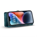 CASEME Pokrowiec Etui Portfel do iPhone 14 niebieski
