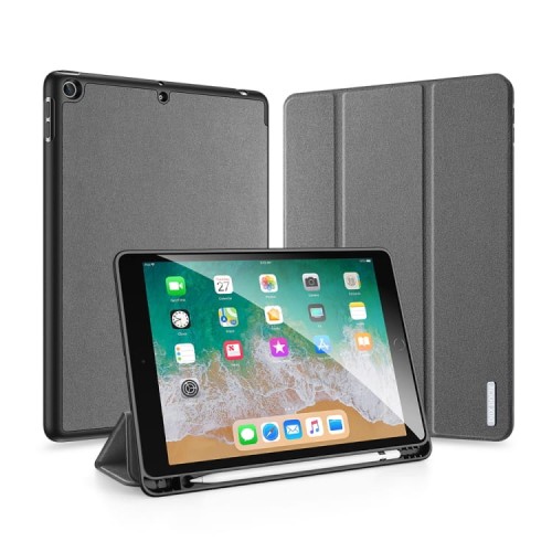 DUX DUCIS Domo Series Smart Cover do iPad 9.7 2018/2017 szare