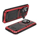 R-JUST Pancerne Etui Antywstrząsowe do iPhone 14 Pro Max czerwone