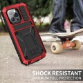 R-JUST Pancerne Etui Antywstrząsowe do iPhone 14 Pro Max czerwone