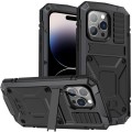 R-JUST Pancerne Etui Antywstrząsowe do iPhone 14 Pro Max czarne