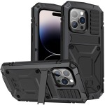R-JUST Pancerne Etui Antywstrząsowe do iPhone 14 Pro Max czarne