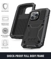 R-JUST Pancerne Etui Antywstrząsowe do iPhone 14 Pro Max czarne