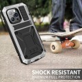 R-JUST Pancerne Etui Antywstrząsowe do iPhone 14 Pro Max srebrne