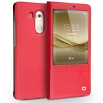 Etui Pokrowiec QIALINO do Huawei Mate 8 czerwone
