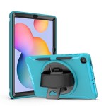 Pancerne Etui z Uchwytem do Samsung Galaxy Tab S6 Lite niebieskie