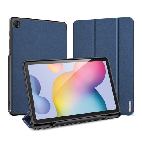 Etui Smart Cover DUX DUCIS Domo do Samsung Galaxy Tab S6 Lite granatowe