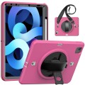 Różowe Pancerne Etui z Uchwytem, Paskiem do iPad Air 10.9 2022/2020