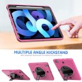 Różowe Pancerne Etui z Uchwytem, Paskiem do iPad Air 10.9 2022/2020