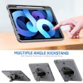 Szare Pancerne Etui z Uchwytem, Paskiem do iPad Air 10.9 2022/2020