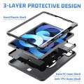 Szare Pancerne Etui z Uchwytem, Paskiem do iPad Air 10.9 2022/2020
