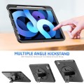 Czarne Pancerne Etui z Uchwytem, Paskiem do iPad Air 10.9 2022/2020