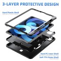 Czarne Pancerne Etui z Uchwytem, Paskiem do iPad Air 10.9 2022/2020