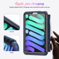 Granatowe Pancerne Etui z Uchwytem, Paskiem do iPad Mini 6