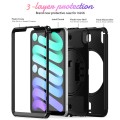 Czarne Pancerne Etui z Uchwytem, Paskiem do iPad Mini 6