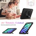 Czarne Pancerne Etui z Uchwytem, Paskiem do iPad Mini 6