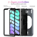 Szare Pancerne Etui z Uchwytem, Paskiem do iPad Mini 6