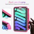 Różowe Pancerne Etui z Uchwytem, Paskiem do iPad Mini 6