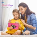 Różowe Pancerne Etui z Uchwytem, Paskiem do iPad Mini 6
