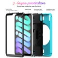 Niebieskie Pancerne Etui z Uchwytem, Paskiem do iPad Mini 6