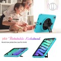 Niebieskie Pancerne Etui z Uchwytem, Paskiem do iPad Mini 6