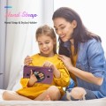 Bordowe Pancerne Etui z Uchwytem, Paskiem do iPad Mini 6