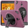 Bordowe Pancerne Etui z Uchwytem, Paskiem do iPad Mini 5/4