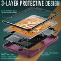 Bordowe Pancerne Etui z Uchwytem, Paskiem do iPad Mini 5/4