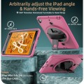 Różowe Pancerne Etui z Uchwytem, Paskiem do iPad Mini 5/4