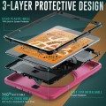 Różowe Pancerne Etui z Uchwytem, Paskiem do iPad Mini 5/4